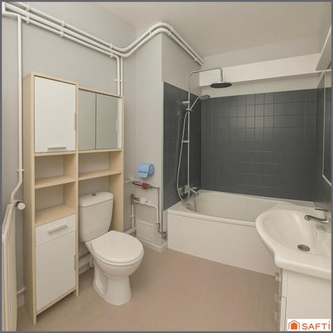 T1 bis rénové - immeuble isolé - vue montagne