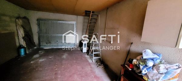 Maison de ville plein pied 131m2, 3 chambres ,grand garage, jardin