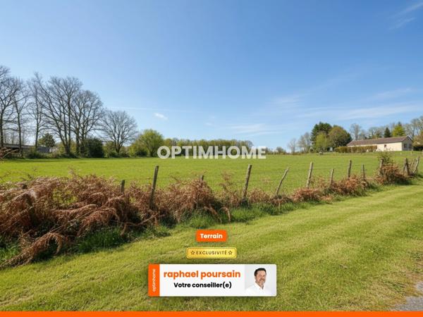 Terrain à vendre de 1 000,00 m² SAINT AMAND MAGNAZEIX (87)