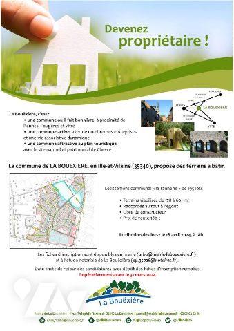 Terrain à vendre La Bouëxière