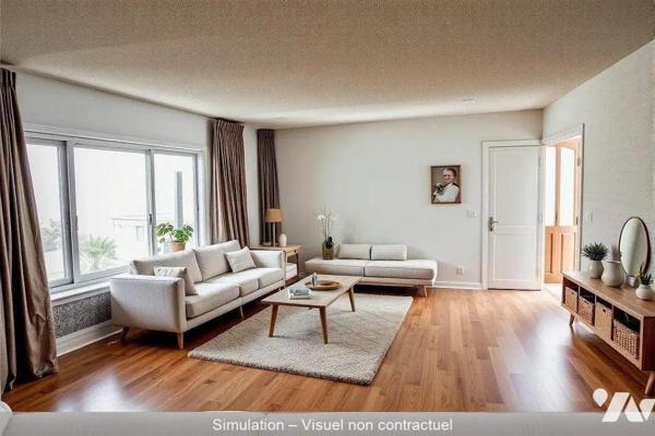 Gouville sur mer, plein centre.
Maison de plain-pied comprenant une grande cuisine aménagée et...