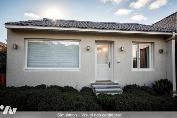 Gouville sur mer, plein centre.
Maison de plain-pied comprenant une grande cuisine aménagée et...