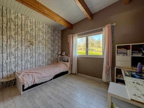 La Croix-Blanche (47340) Entre AGEN et VILLENEUVE SUR LOT, maison moderne avec piscine et grand terrain