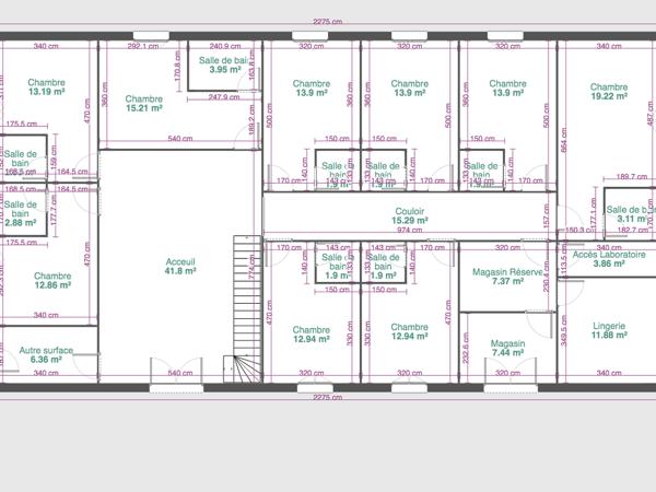 Maison 67 pièces - 1875 m² Bien prestige