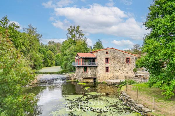 Ancien moulin rénové au bord de l’Evre
