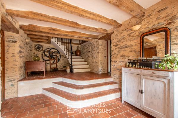 Ancien moulin rénové au bord de l’Evre
