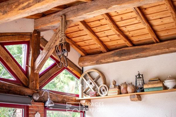 Ancien moulin rénové au bord de l’Evre