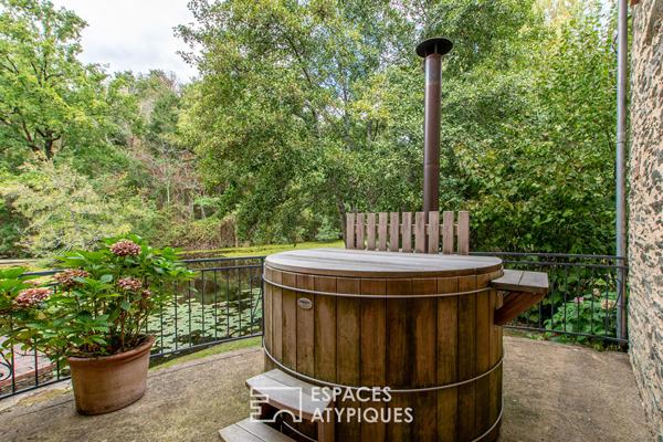 Ancien moulin rénové au bord de l’Evre