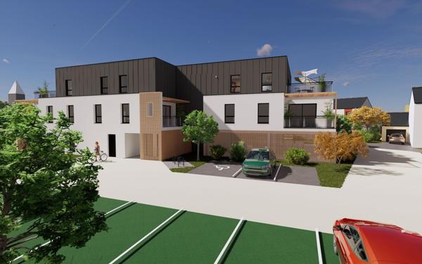 Appartement à vendre    3 pièces • 65,49 m2 Saint-André-des-Eaux