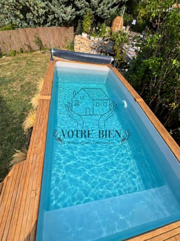 Maison T2 meublée avec dépendance jardin et piscine Pierrevert