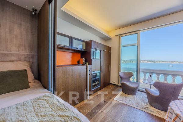 Saint-Jean-de-Luz - première ligne - vue panoramique sur la baie - Appartement T1- vue mer - Le Gran