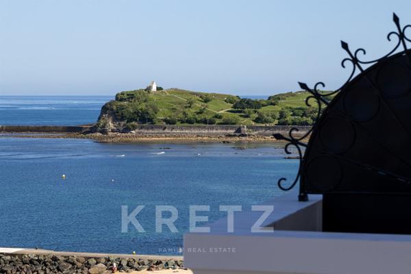 Saint-Jean-de-Luz - première ligne - vue panoramique sur la baie - Appartement T1- vue mer - Le Gran