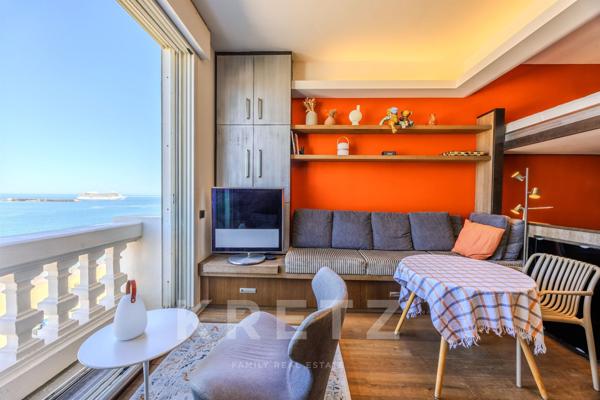 Saint-Jean-de-Luz - première ligne - vue panoramique sur la baie - Appartement T1- vue mer - Le Gran