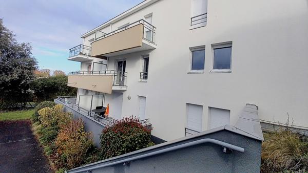 Appartement Le Loroux-Bottereau 3 pièce(s) 62.65 m², balcon-terrasse et jardinet