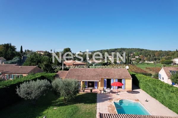 A VENDRE FLAYOSC Maison plain-pied 4 chambres piscine garage