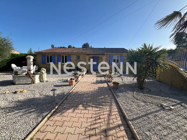 A VENDRE FLAYOSC Maison plain-pied 4 chambres piscine garage