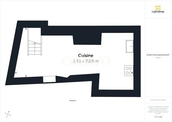 Vente Appartement 2 pièces de 43m² - 75003 Paris