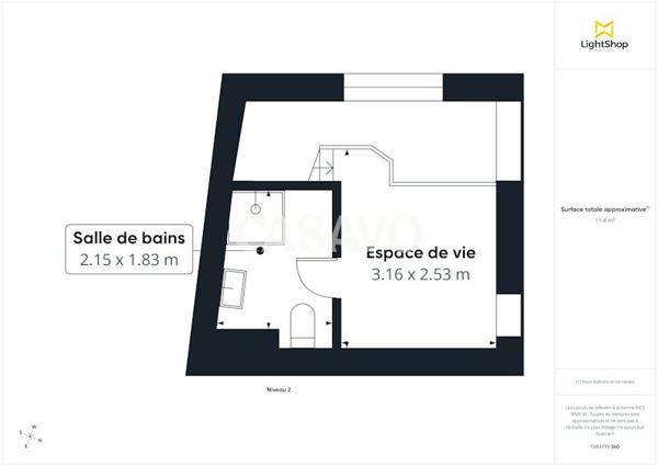 Vente Appartement 2 pièces de 43m² - 75003 Paris
