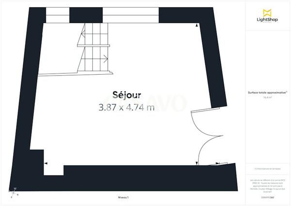 Vente Appartement 2 pièces de 43m² - 75003 Paris