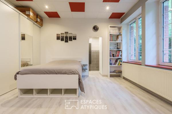 Maison de caractère au coeur de la nature et sa terrasse suspendue