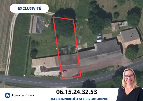 À vendre - Garage situé à Saint-Caprais-de-Blaye (33820)