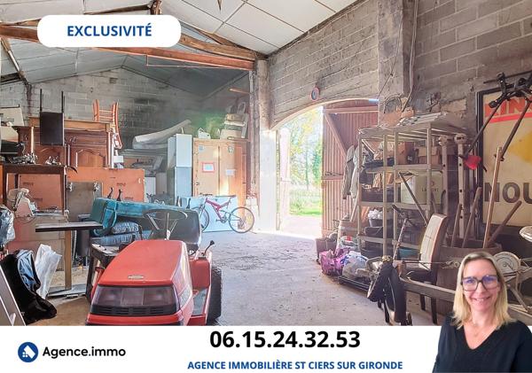 À vendre - Garage situé à Saint-Caprais-de-Blaye (33820)