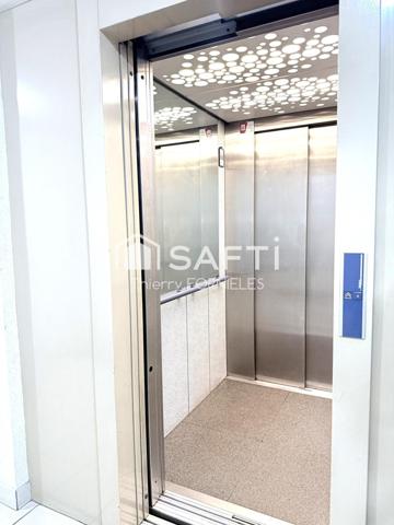 Logement, balcon, ascenseur, parking sécurisée,cave!