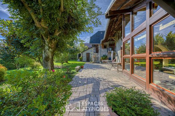 Ancienne ferme du XVIIIe rénovée avec charme et vue montagne