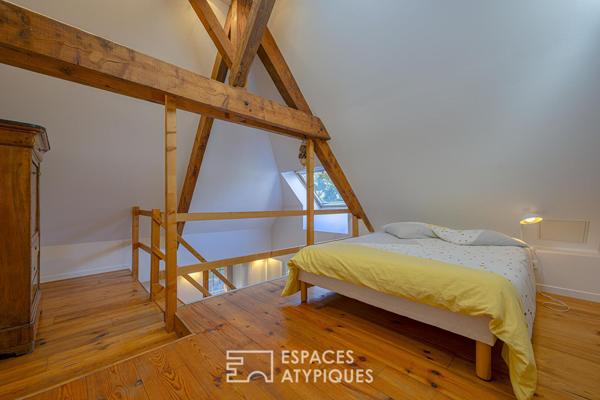 Ancienne ferme du XVIIIe rénovée avec charme et vue montagne