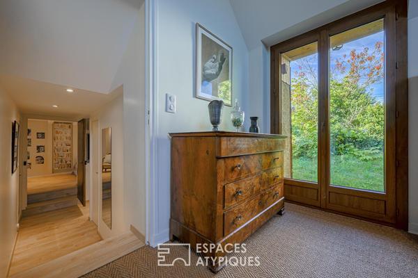 Ancienne ferme du XVIIIe rénovée avec charme et vue montagne