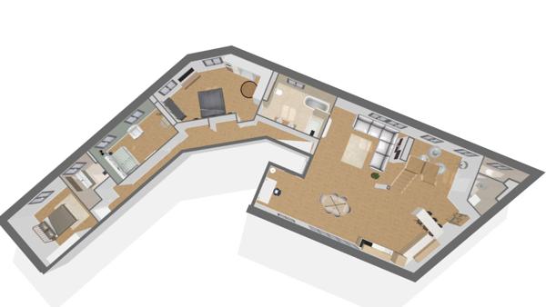 Appartement à vendre 4 pièces 157 m² Levallois-Perret