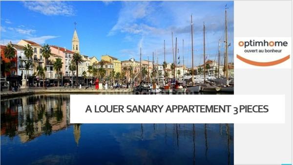 Appartement à louer 3 pièces SANARY SUR MER (83)