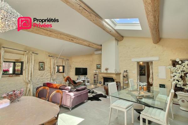 UZES : A 5 km Maison de village  5 pièce(s) 118 m2, Terrasse , entièrement rénovée