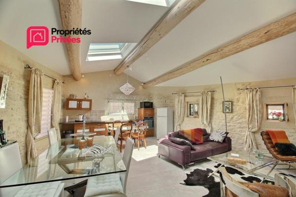 UZES : A 5 km Maison de village  5 pièce(s) 118 m2, Terrasse , entièrement rénovée