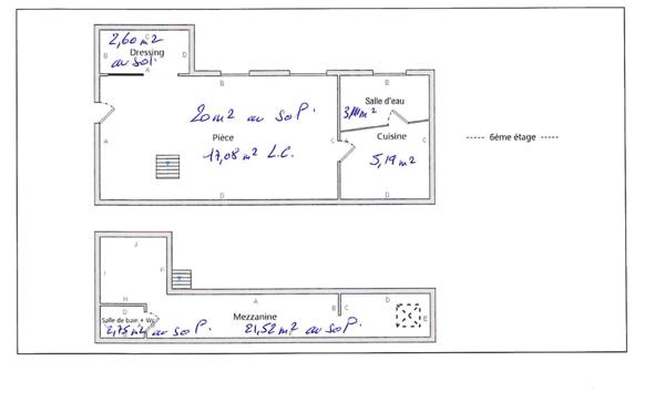 PARIS 17è Métro Argentine ou Maillot Studio avec mezzanine