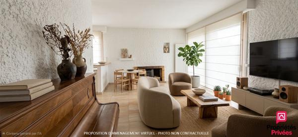 LE BOUSCAT - Maison familiale 4 chambres avec jardin, piscine chauffée et garage