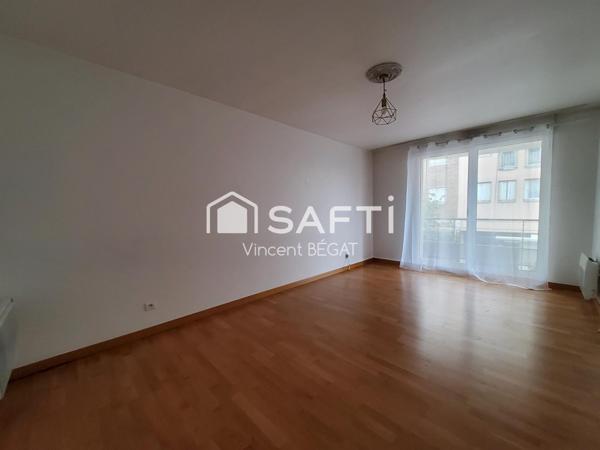 Appartement 3 pièces, balcon, parking