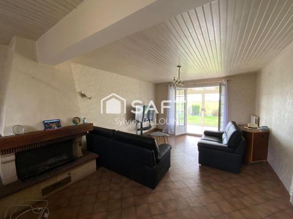 Pavillon 134m² 4 chambres, ss sol & terrain