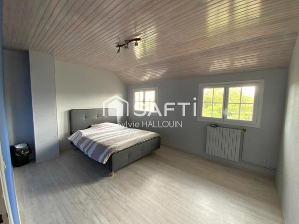 Pavillon 134m² 4 chambres, ss sol & terrain