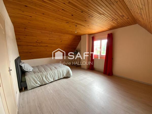 Pavillon 134m² 4 chambres, ss sol & terrain