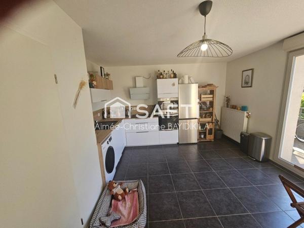 À Vendre  Appartement Traversant  de 43.40m²  Fontaine ( 38600 )