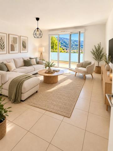 Appartement à vendre 2 pièces CARROS LES PLANS