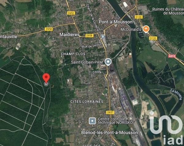 Terrain à vendre 1 208 m² Maidières