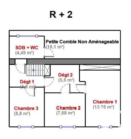 Maison de ville 5 pièces de 487 m² à Grenoble (38100)