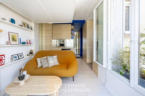 Dernier étage rénové avec terrasse