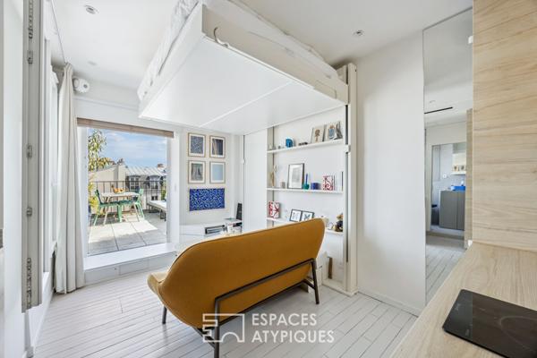 Dernier étage rénové avec terrasse