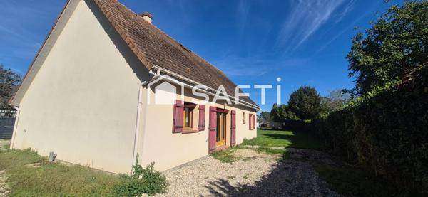 Plain-pied au calme avec jardin et garage