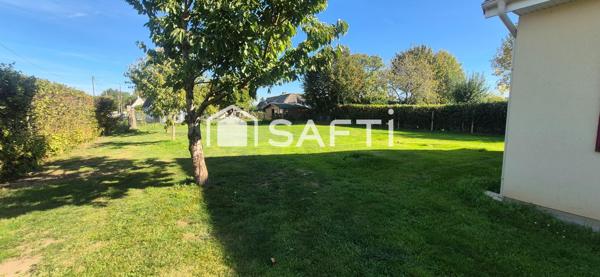 Plain-pied au calme avec jardin et garage