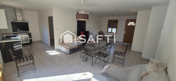 Plain-pied au calme avec jardin et garage