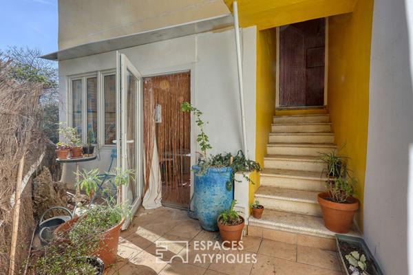 Duplex bohème avec terrasse proche centre-ville